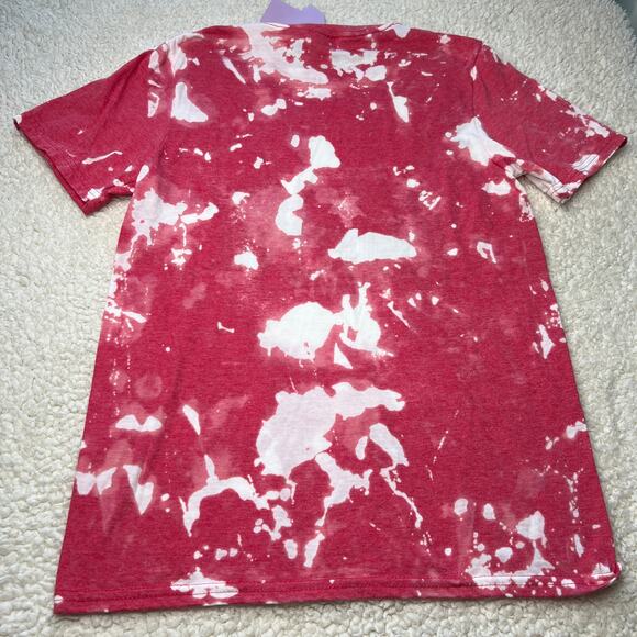 Valentine Coffee Bleached Sublimation Tee Small - Picture 3 of 5